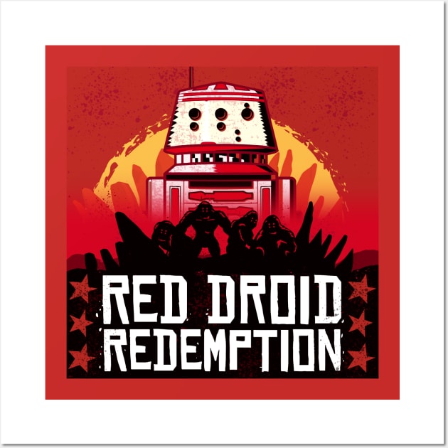 Red Droid Redemption Wall Art by Galactee 99